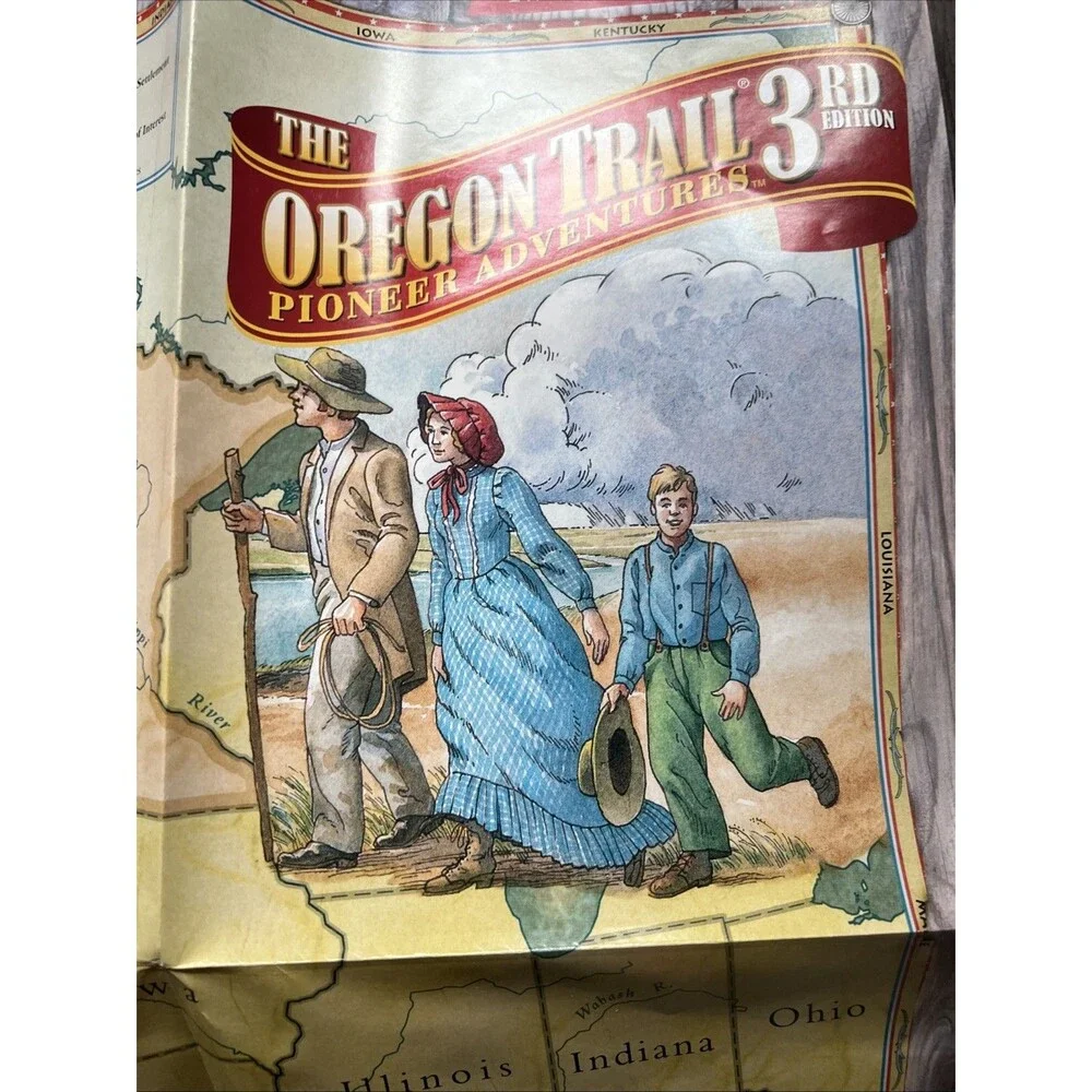 Oregon Trail Pioneer Adventures 3rd Edition Limited Ed. Wooden Box Windows/Mac